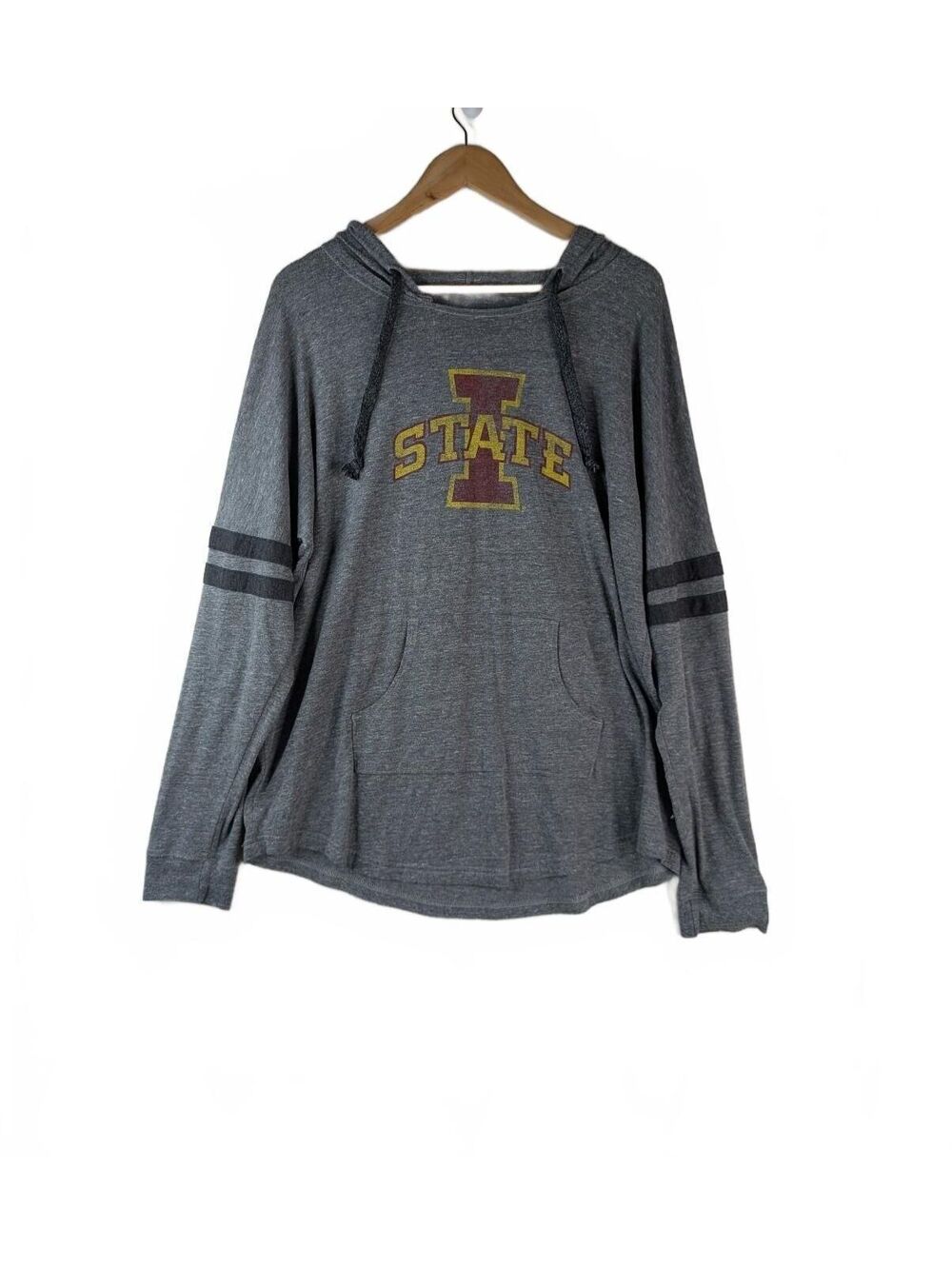 Holloway Iowa State Cyclones Lightweight Hooded T-Shirt Women's XL